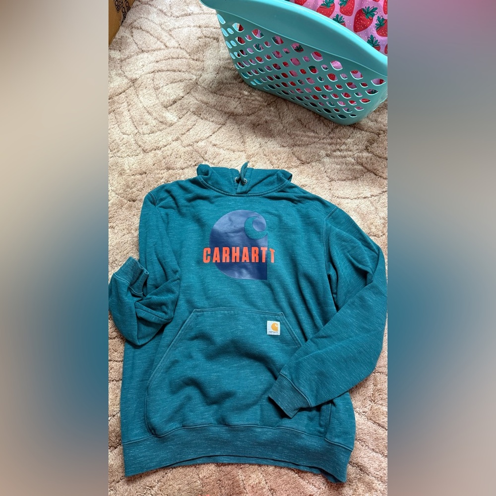 Carhartt Teal Hoodie